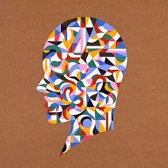 Sixes and sevens. From The Geometric Head Series