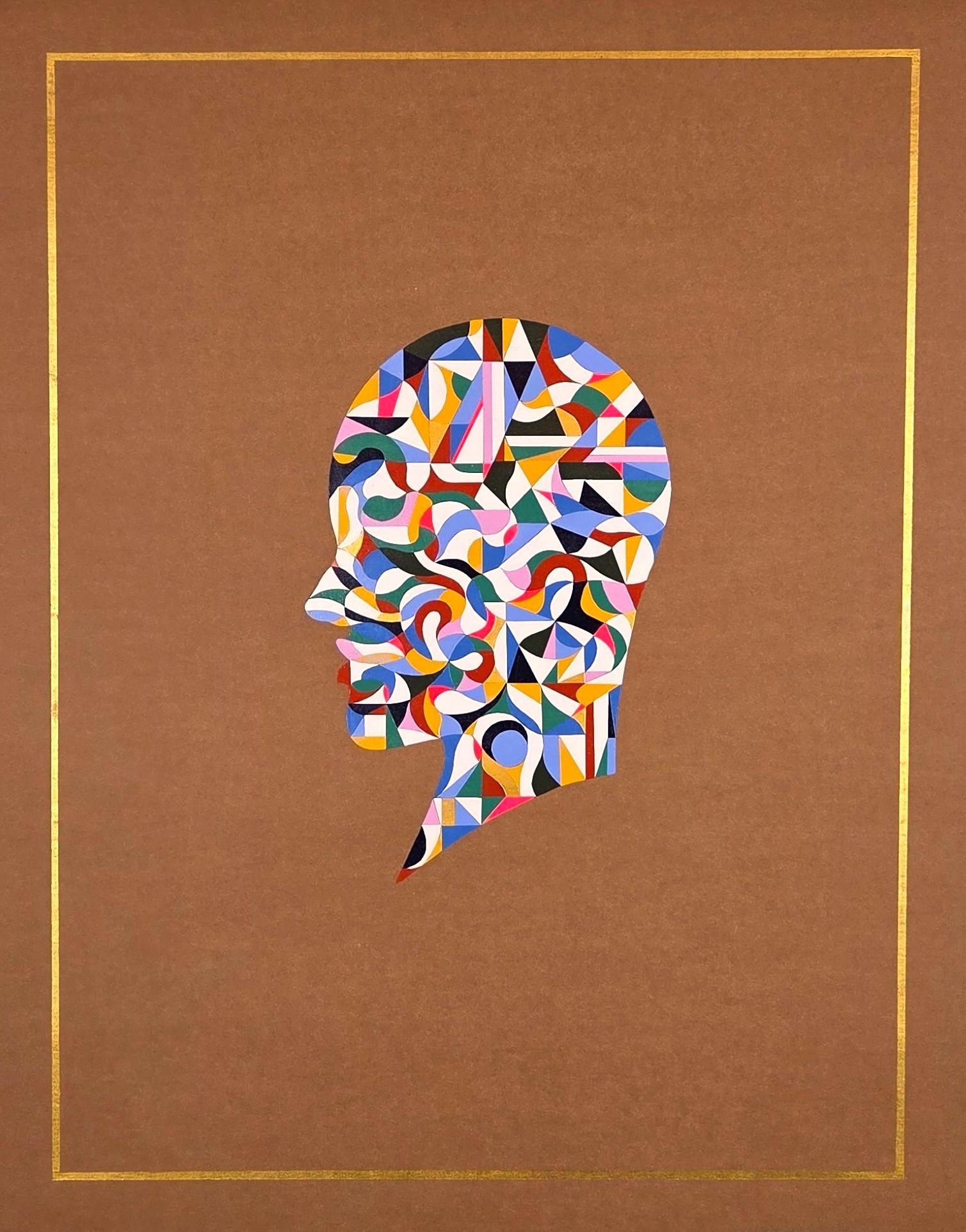 Sixes and sevens. From The Geometric Head Series