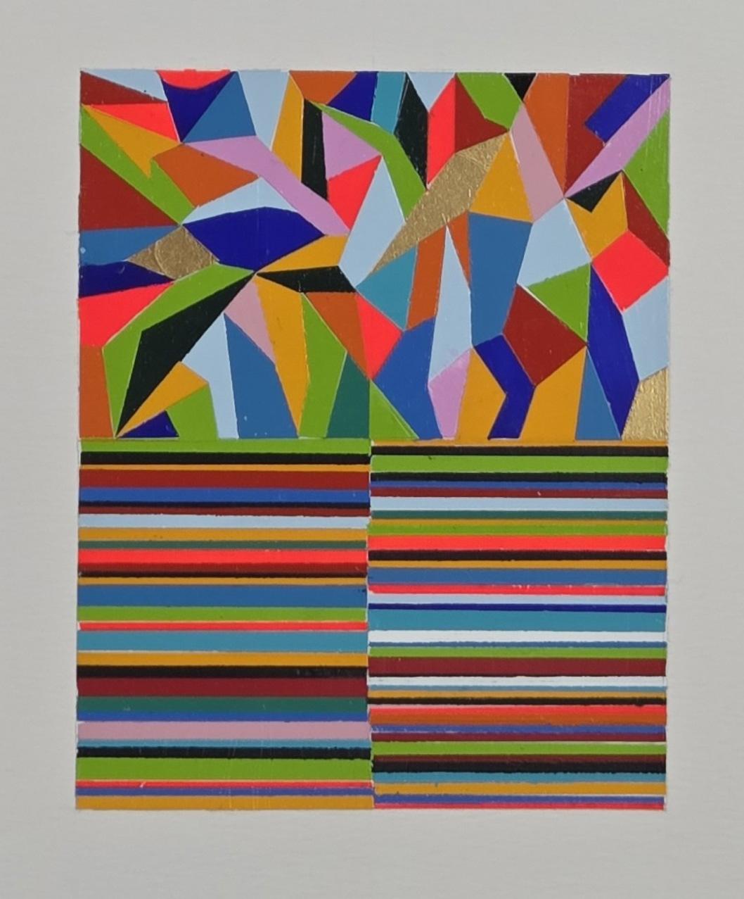 Sometimes. From The Rectangular Composition Series - Contemporary Painting by ALMO