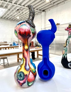 "Almodóvar", 2021, Escultura de cerámica, Gres, Bajo vidriado, Acrílico