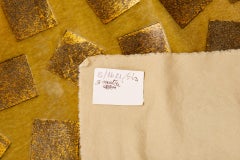 Almond Velvet Curtain by Hope & Phillips, Bronze Print, Circa 2010