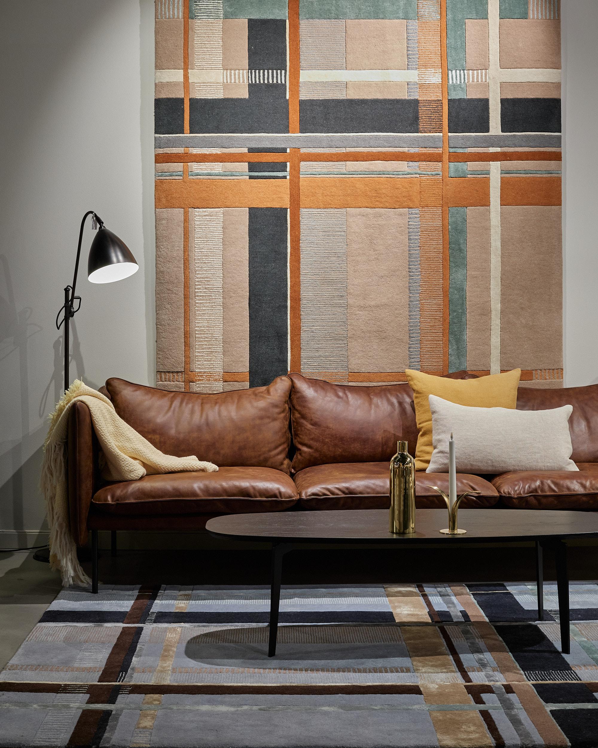 Almond Coral Rug by Volver Studios
Dimensions: W 250 x L 350 cm.
Materials: Wool and bamboo.

Available in seven size options: 90 x 240 cm, 140 x 200 cm, 170 x 240 cm, 200 x 300 cm, 250 x 350 cm, 300 x 400 cm, and 350 x 450 cm. Also available in