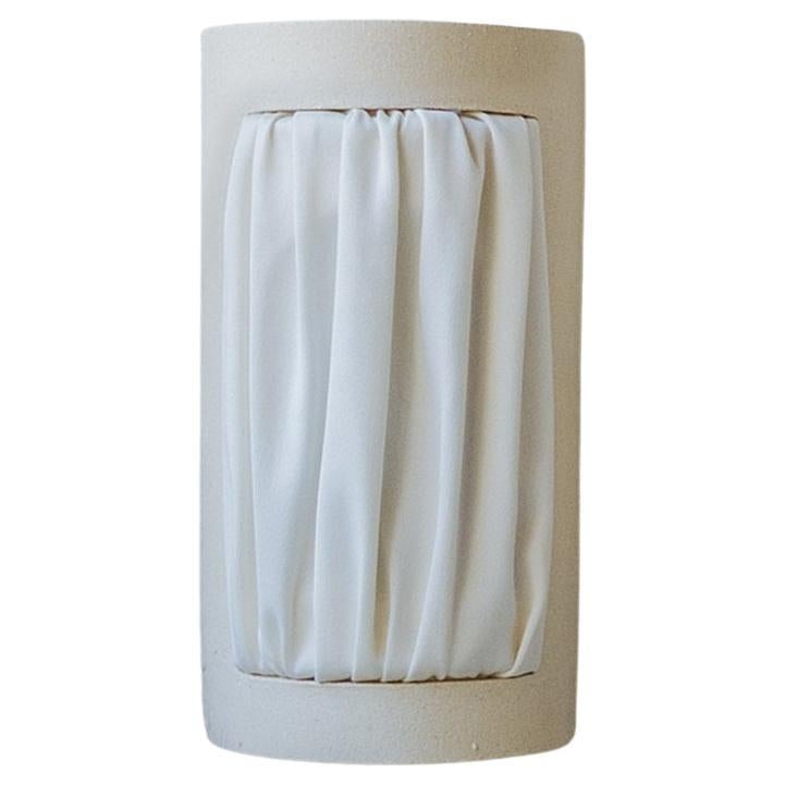 Almond Small Istos Wall Light by Lisa Allegra For Sale