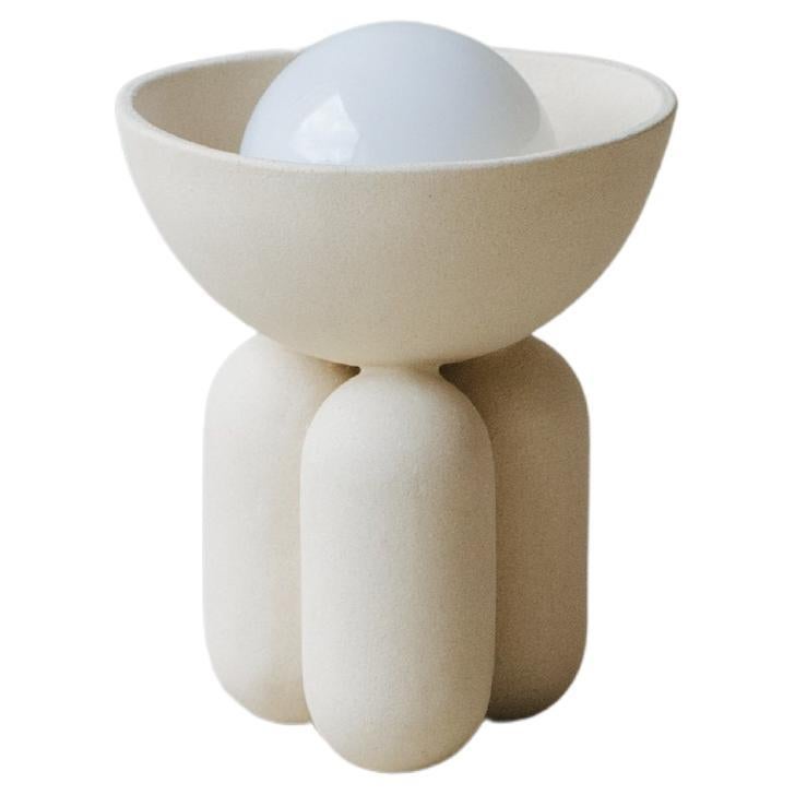 Almond Small Moor Half Sphere Lamp by Lisa Allegra For Sale