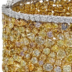 Almor Design Fancy Multicolored and White Diamond Bracelet
