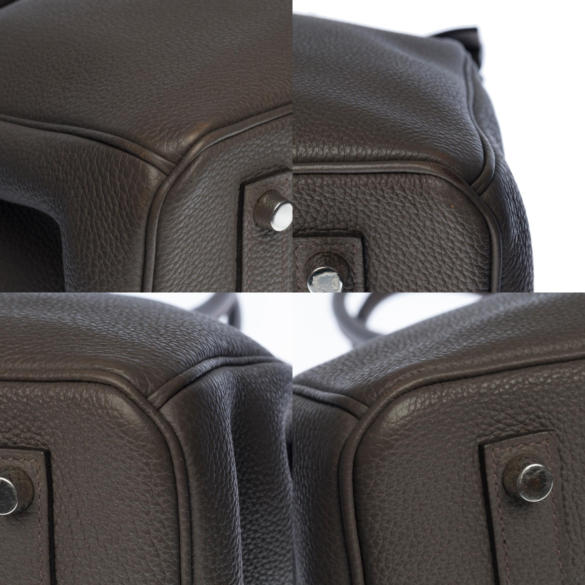 Almost New -Full set-Hermès Birkin 35 handbag in Etain Togo leather, SHW 5