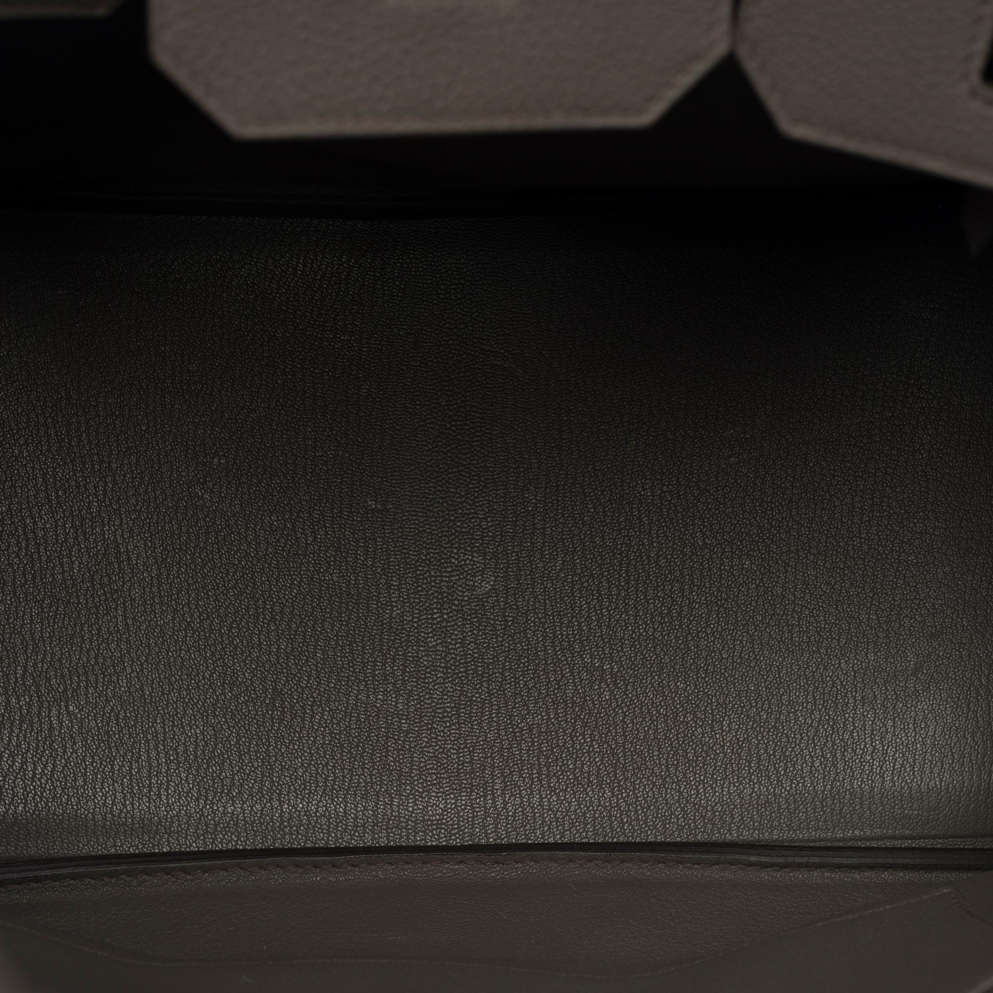 Almost New -Full set-Hermès Birkin 35 handbag in Etain Togo leather, SHW 2