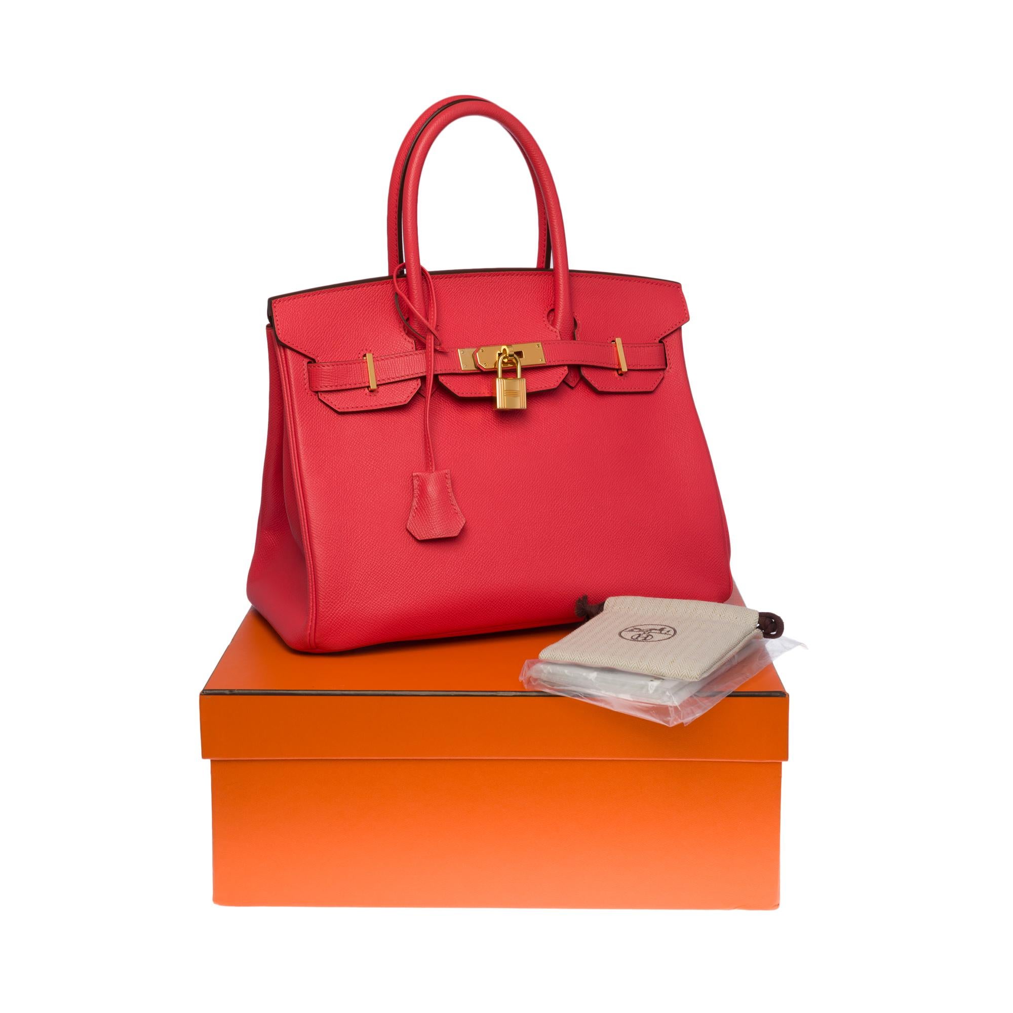 Almost New - Hermès Birkin 30 handbag in Rose Jaïpur Epsom leather, GHW 6