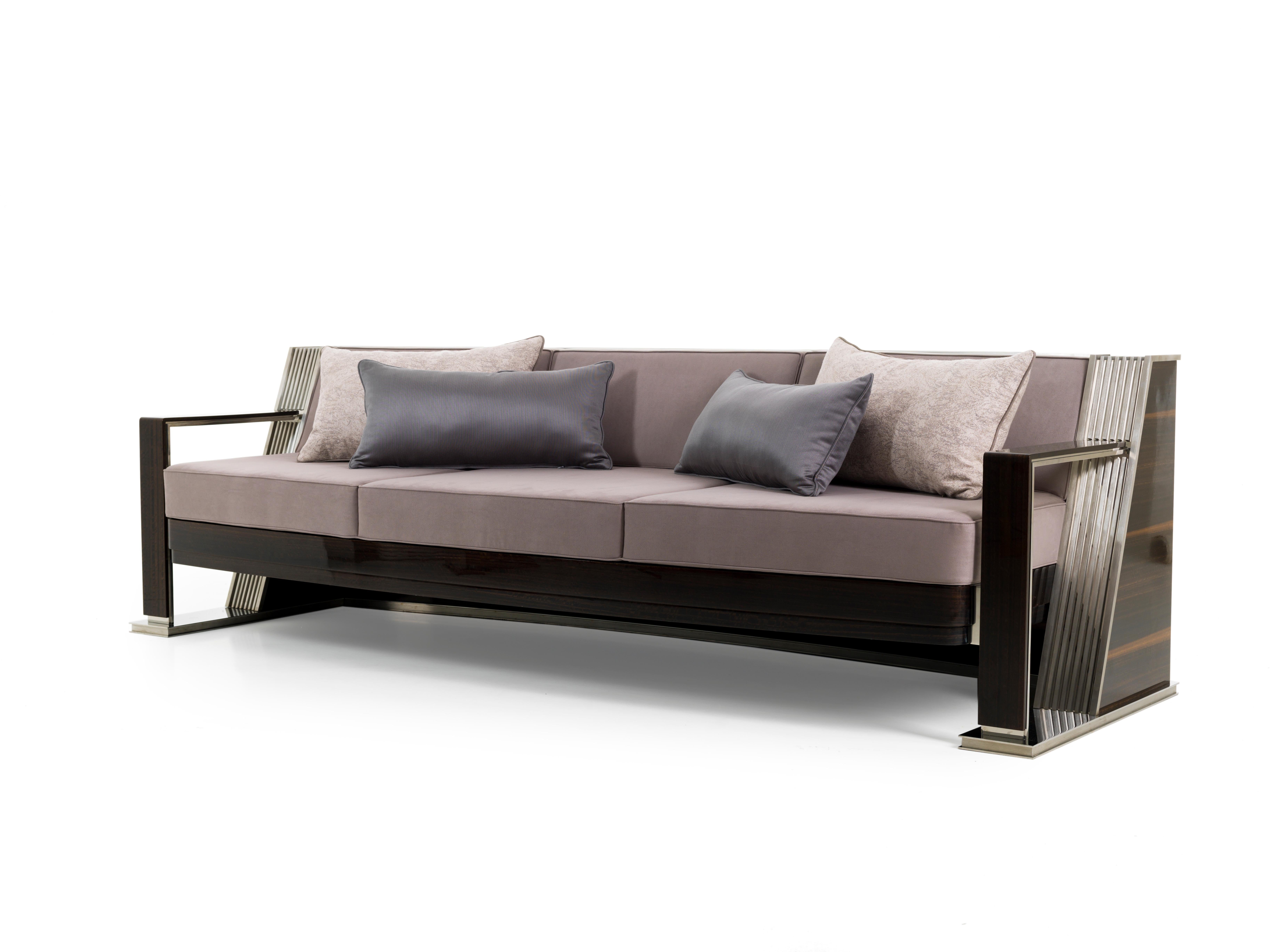 Alnilam Modern 3-Metres Sofa with Art Deco Vibes Ex-Display Sale 1