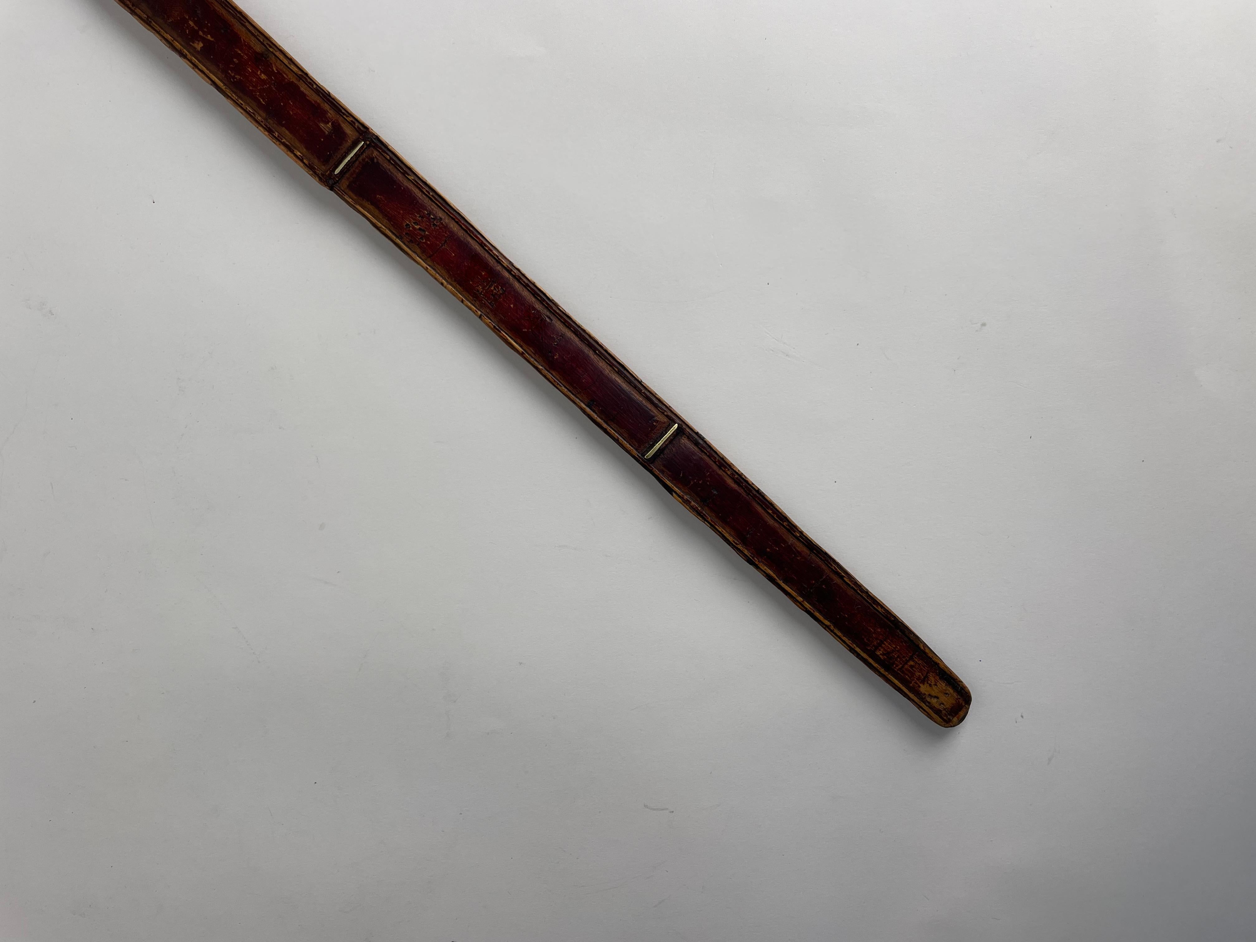 Alnmått (mesure cubique) en bouleau avec une couronne noble. Gustavien, daté de 1783 en vente 5