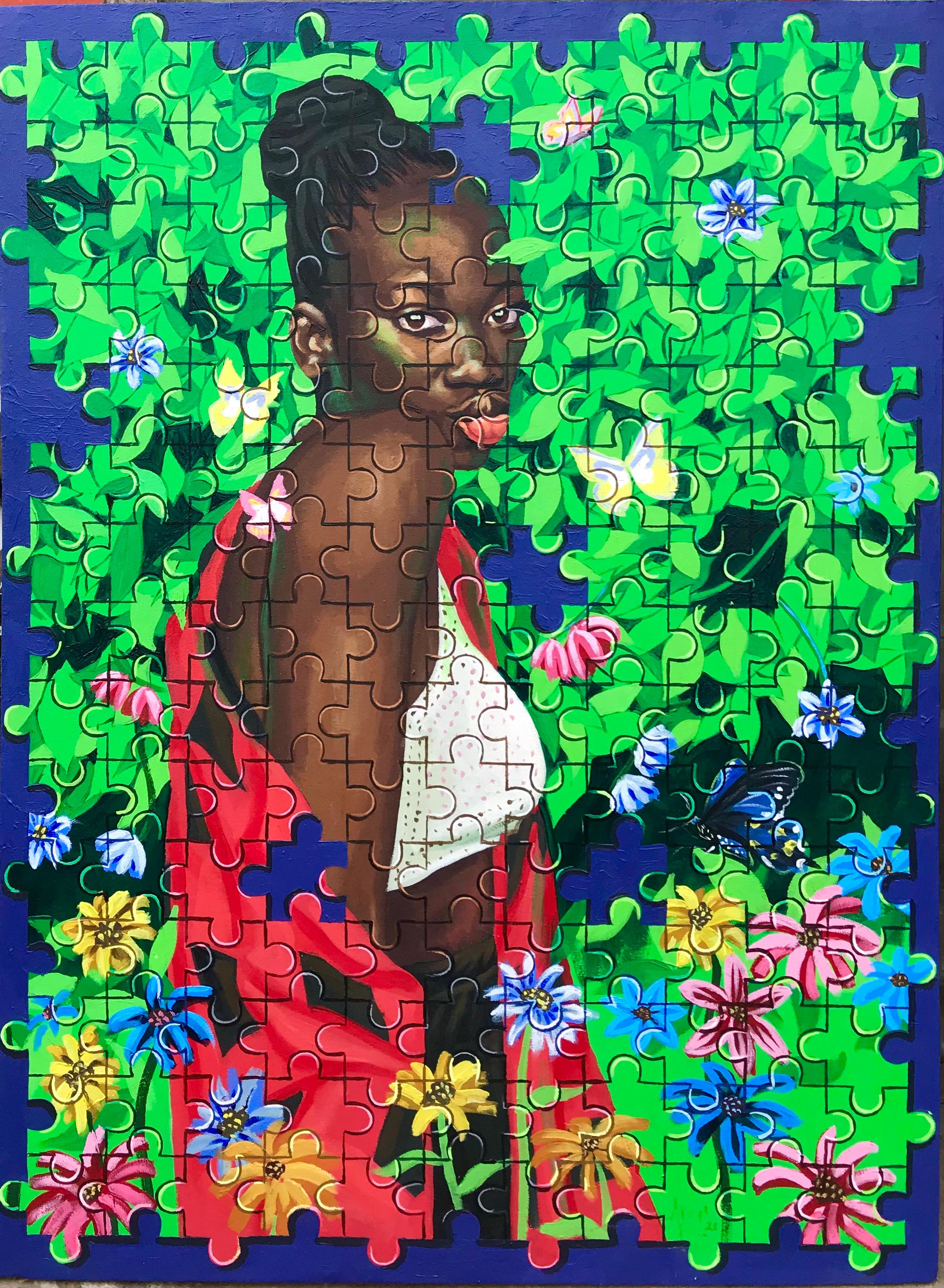 Alogi John Portrait Painting - Her Diary