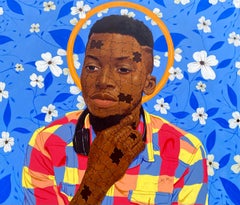 Wild Dream - 21° secolo, Contemporaneo, Ritratto figurativo, Puzzle, Africa Uomo