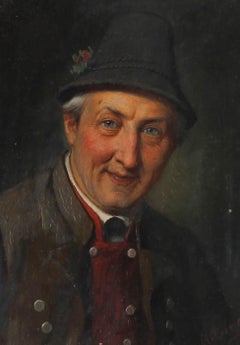 Alois Binder (1857-1933) - Early 20th Century Oil, Austrian Man