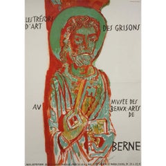 1946 Alois Carigiet - Les Trésors d'Art des Grisons Berne Exhibition Poster