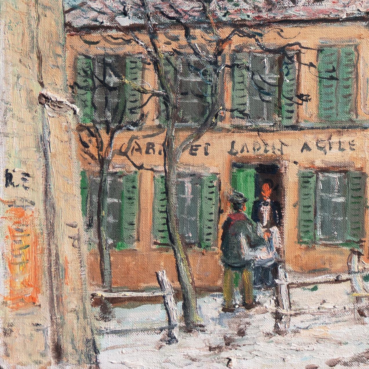 Lapin Agile, Montmartre', Parigi, Académie Julian, Laguna Beach, Biennale di Venezia - Landscape Painting Grigio di Alois Lecoque