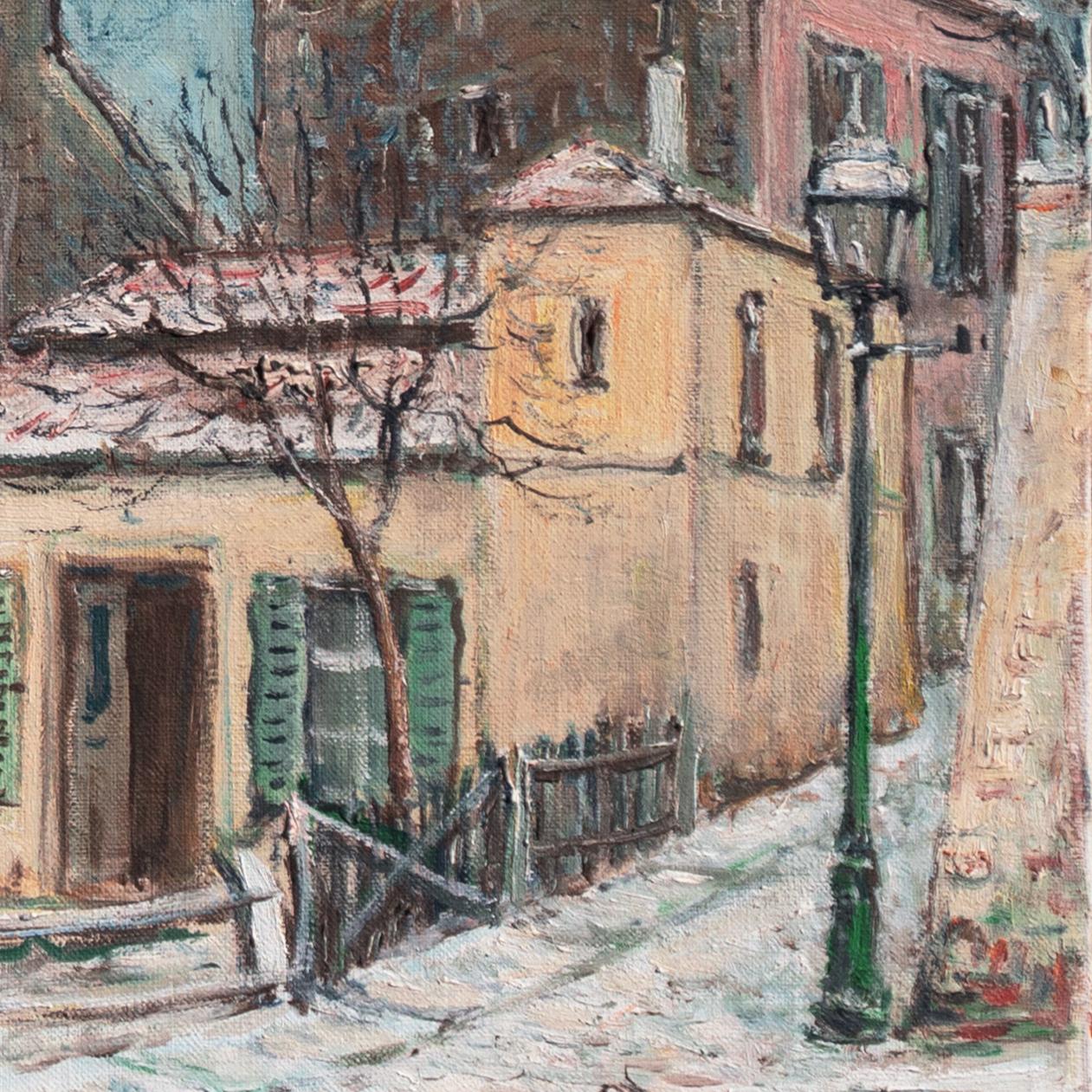 'Lapin Agile, Montmartre' di Alois Lecoque, Parigi, Académie Julian, Laguna Beach, Biennale di Venezia.
---
Firmato in basso a destra 