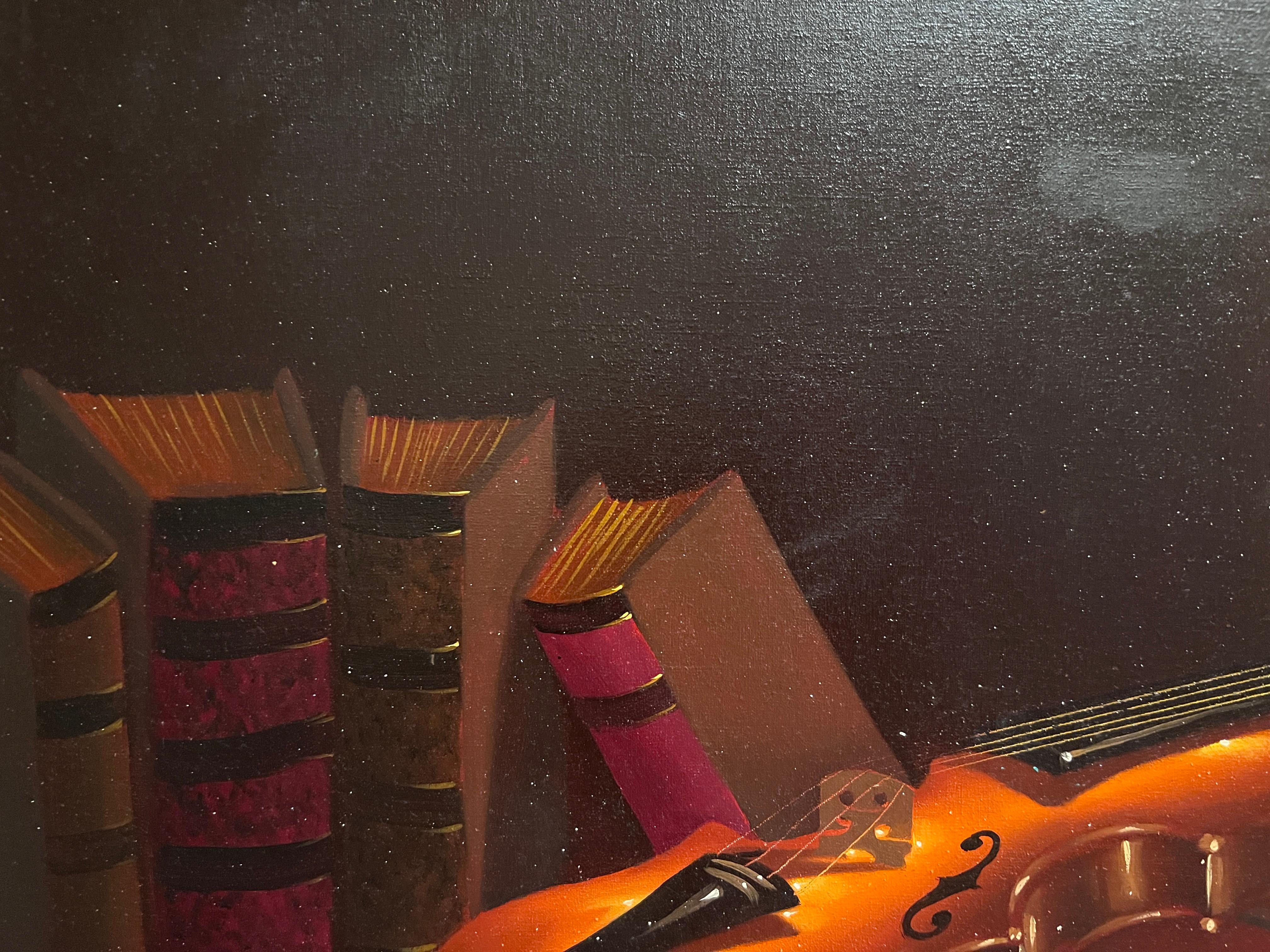 Alois M  Hennersdorf (German b. 1927) Oil on canvas painting, Still Life, COA For Sale 5