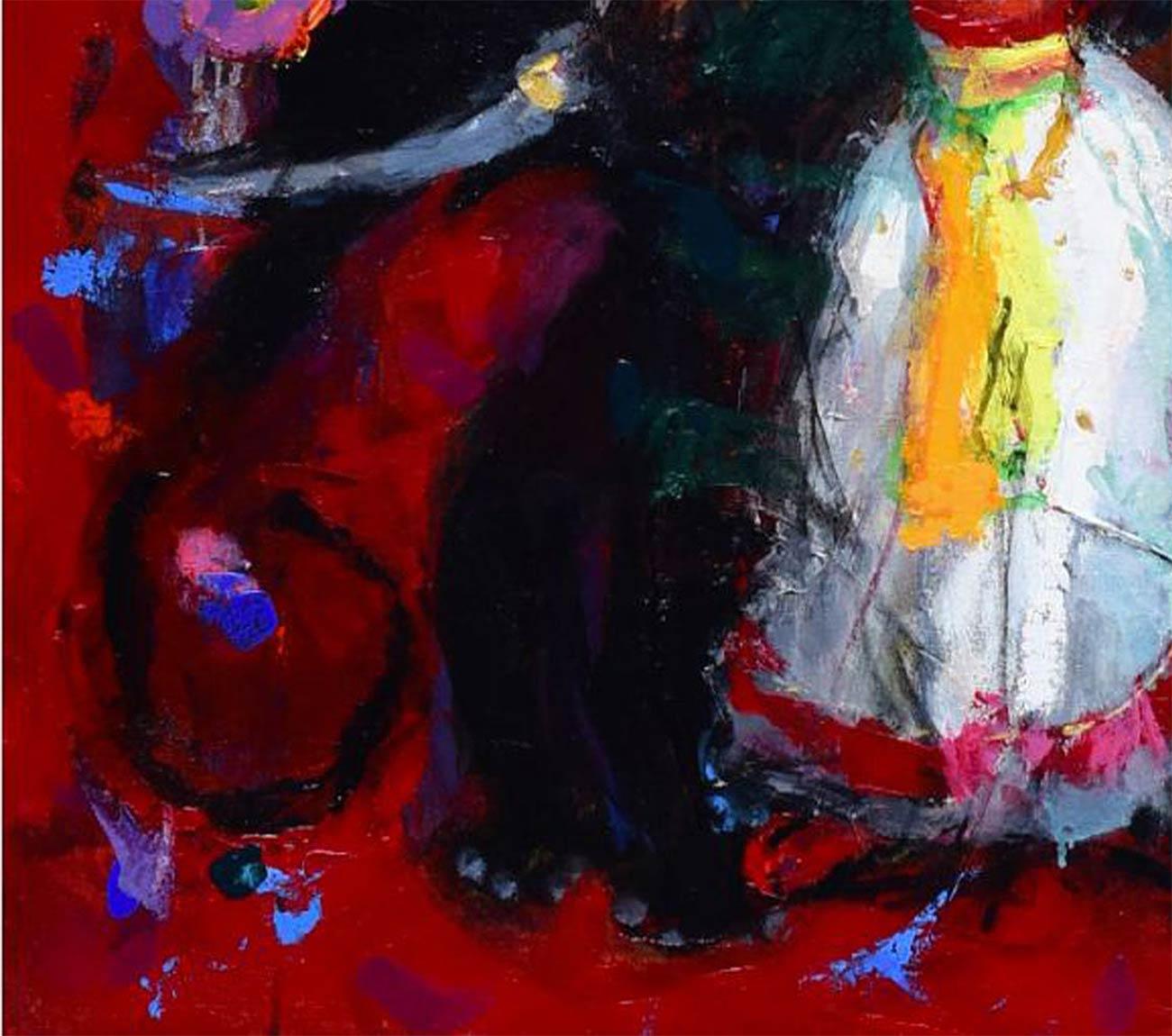 Sin título, Acrílico sobre lienzo por Artista Contemporáneo 