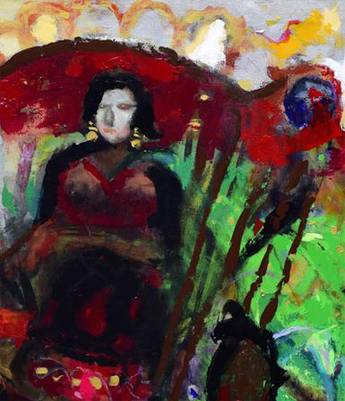 Sin título - Painting Contemporáneo de Aloke Sardar