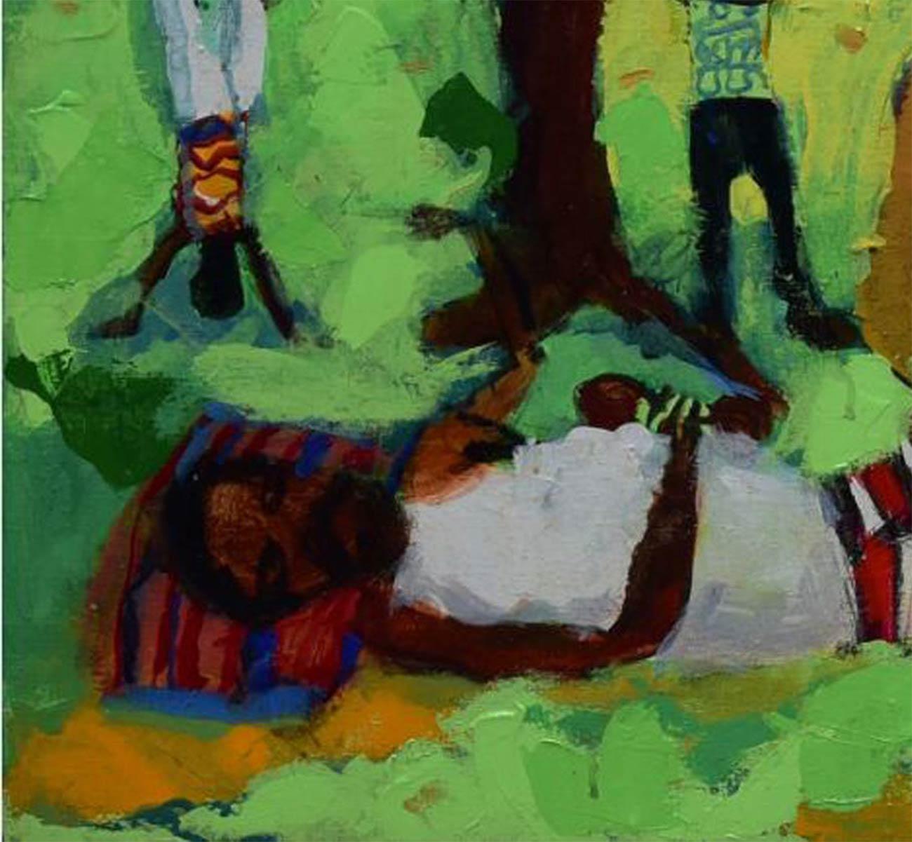 Aloke Sardar -  Sin título  - 30 x 30 pulgadas (tamaño sin enmarcar)
Acrílico sobre lienzo
Incluye el envío en rollo.

Sobre el artista y su obra :
Nacimiento : Aloke Sardar es un pintor autodidacta a tiempo completo. An He nació en Calcuta en