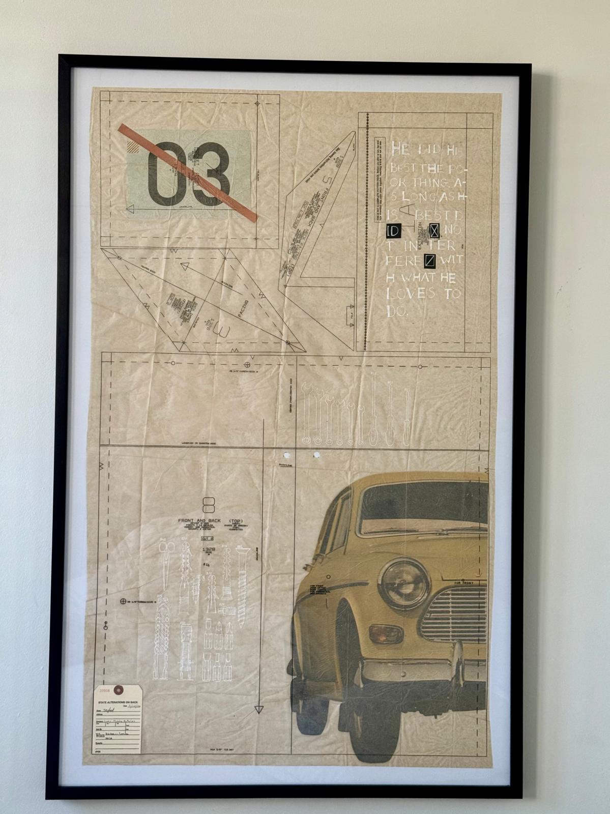 Dad #01 - mixed media art For Sale 6