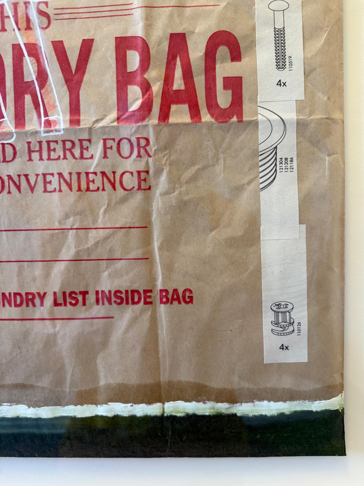 Sac à linge - mixed media art en vente 6