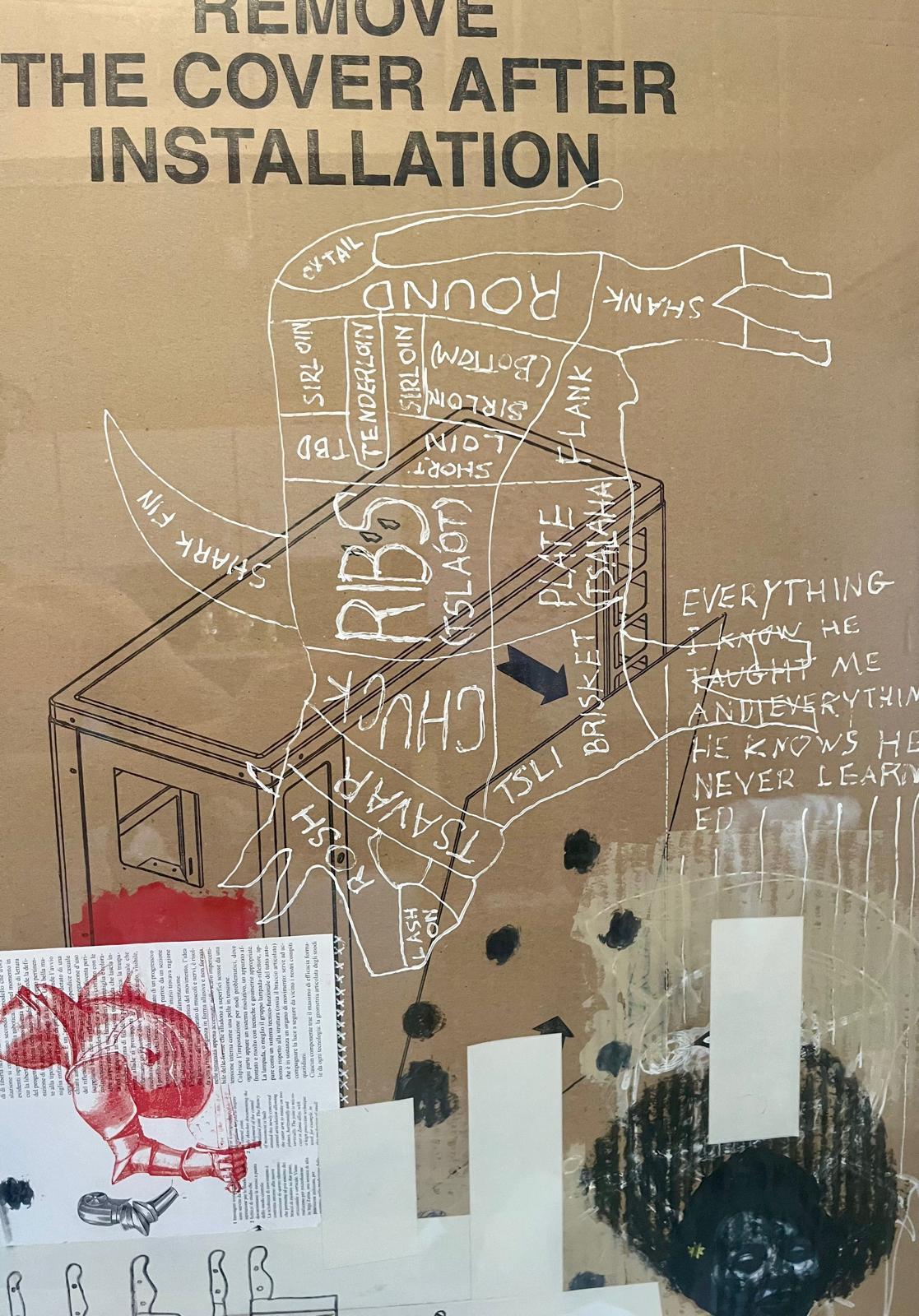 Remove Cover - mixed media art For Sale 3