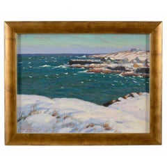"Along the Maine Coast in Winter" by Morris Hall Pancoast