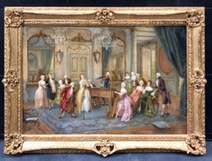 Antique Private Music Concert in the 18th Century