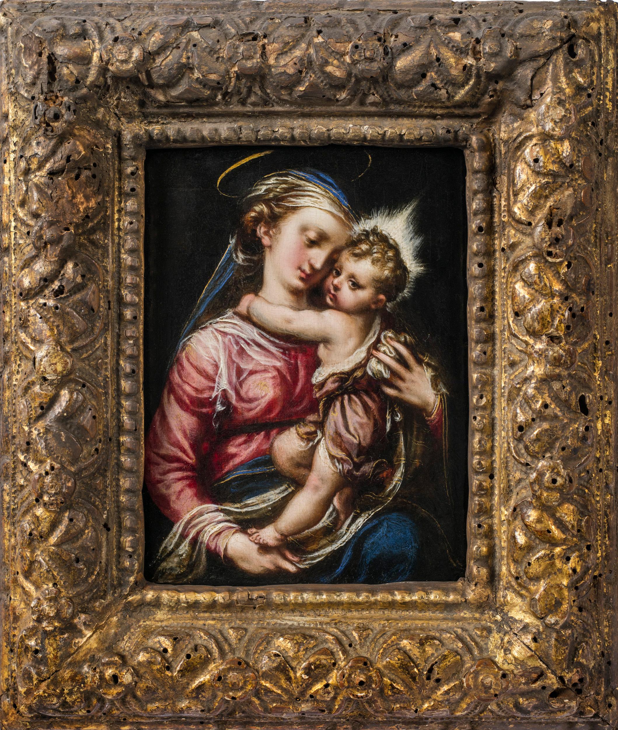 Madonna and Child - Painting by Alonso Sánchez Coello