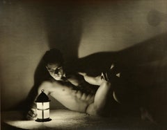 LON DI NEW YORK - LA LANTERNA - Fotografia originale in gelatina d'argento d'epoca, anni '40