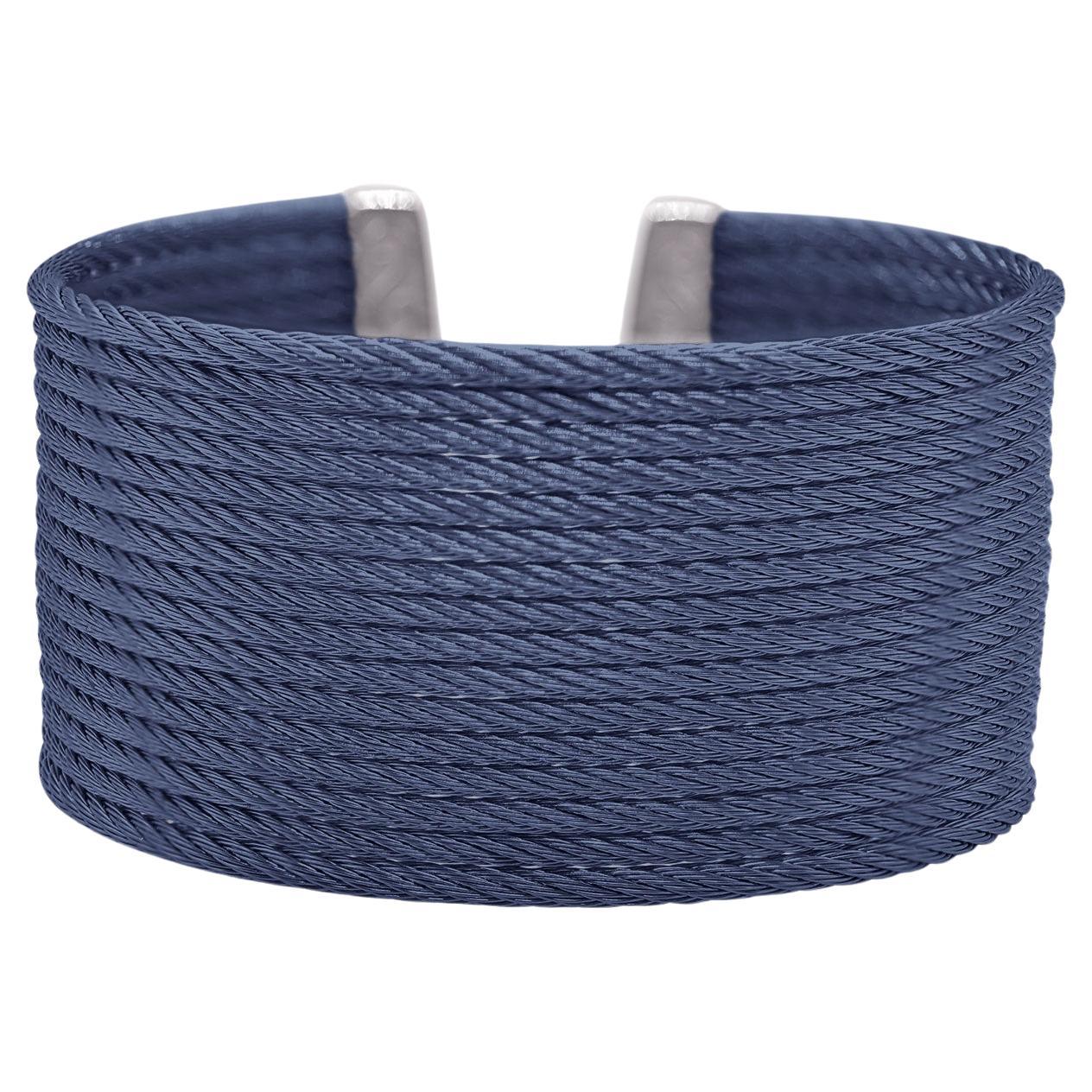 Alor Blueberry Cable Cuff Essentials 16-Row Cuff  For Sale