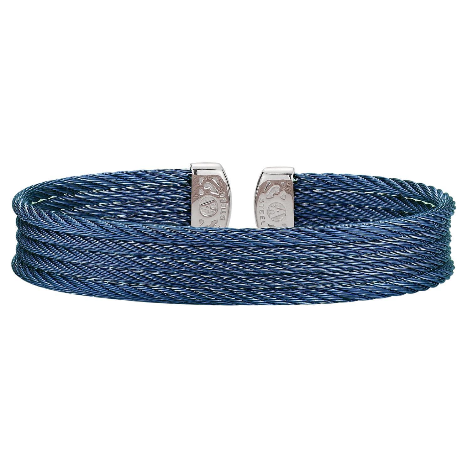 Alor Blueberry Cable Cuff Essentials 5-Row Mini Cuff 04-28-S605-00