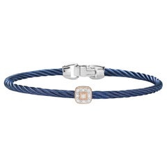 Bracelet empilable Essential Alor Blueberry Cable 04-24-S914-11