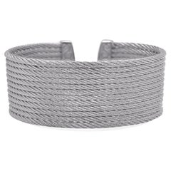 Alor Grey Cable Cuff Essentials 12-Row Cuff 04-32-B612-00
