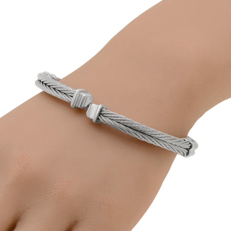 Alor Stainless Steel Bangle Bracelet For Sale at 1stDibs