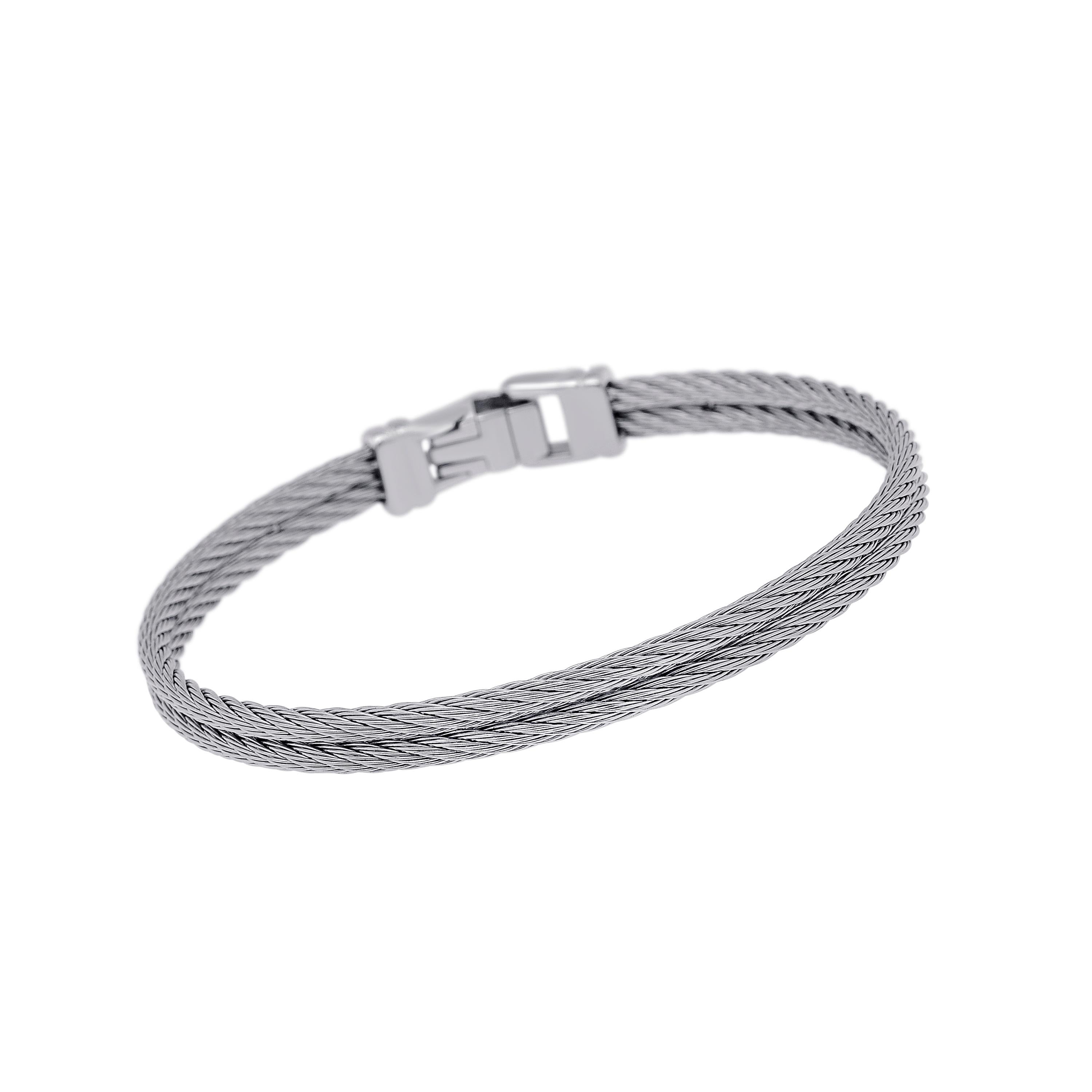 Alor Stainless Steel Bangle Bracelet For Sale at 1stDibs