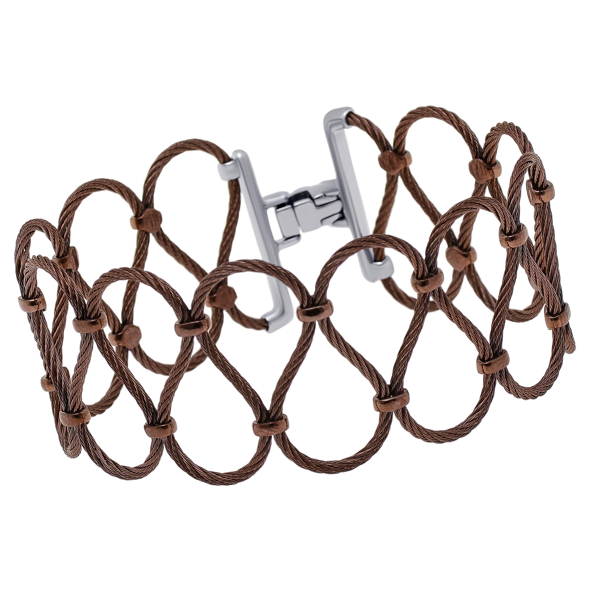 Alor Stainless Steel Cable Bracelet For Sale at 1stDibs