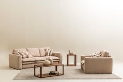 ALORA Deep Seat Sofa in Sand Beige