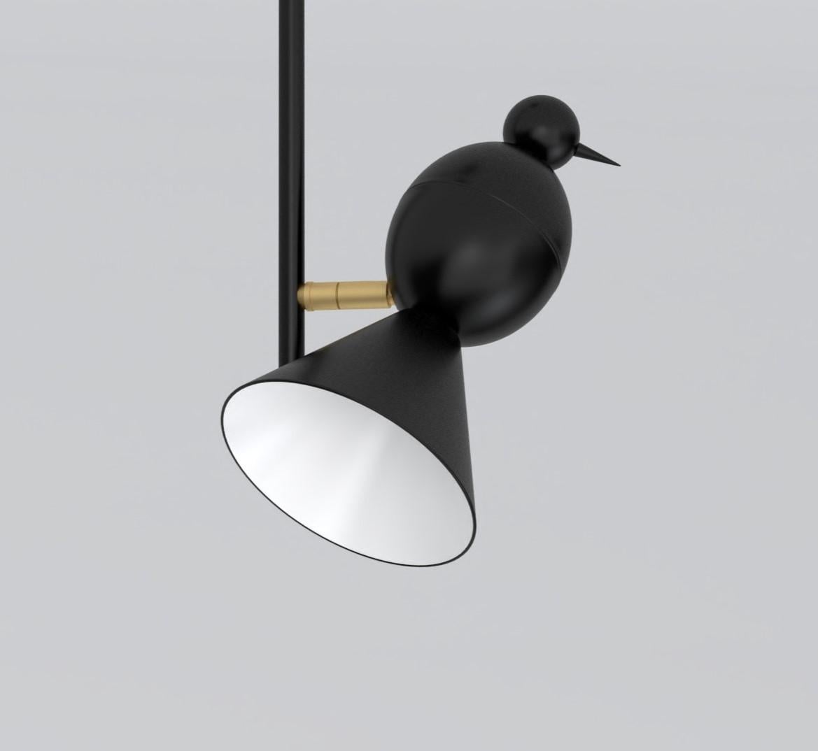 Postmoderno Plafoniera Alouette 1 Bird I di Atelier Ati in vendita