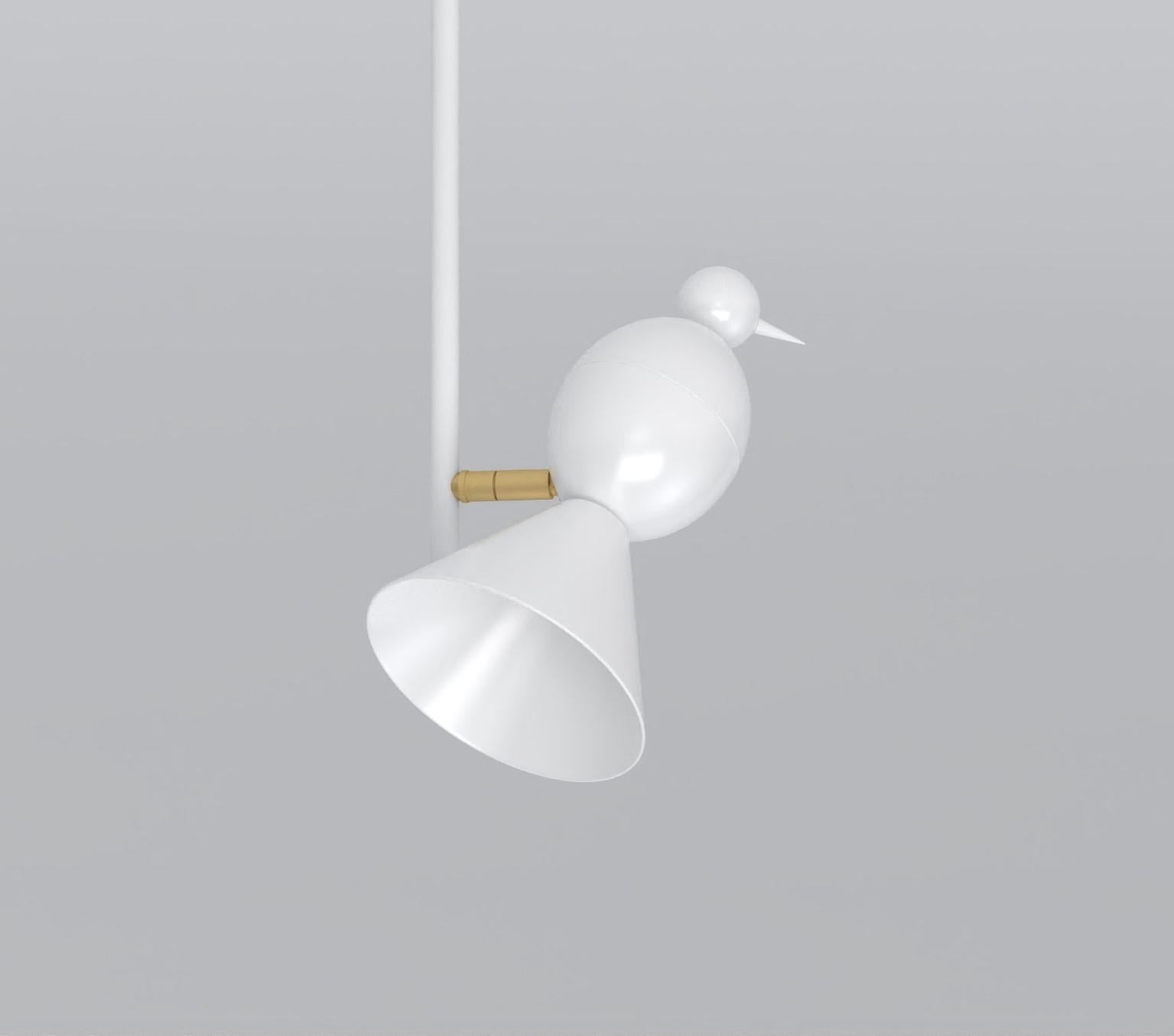 Postmoderno Plafoniera Alouette 1 Bird I di Atelier Ati in vendita