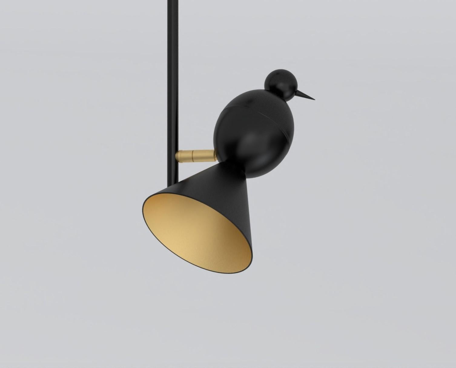 Postmoderno Plafoniera Alouette 1 Bird I di Atelier Ati in vendita