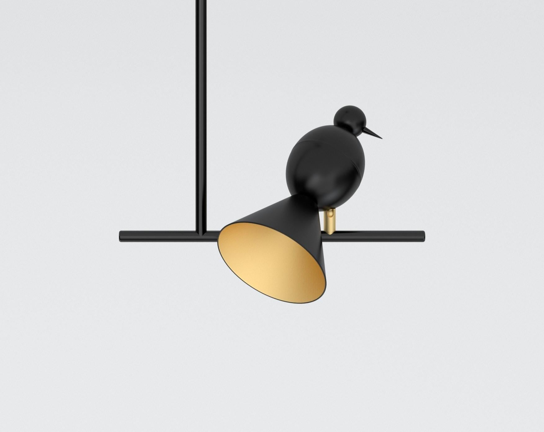 Postmoderno Plafoniera Alouette 1 Bird T di Atelier A&T in vendita