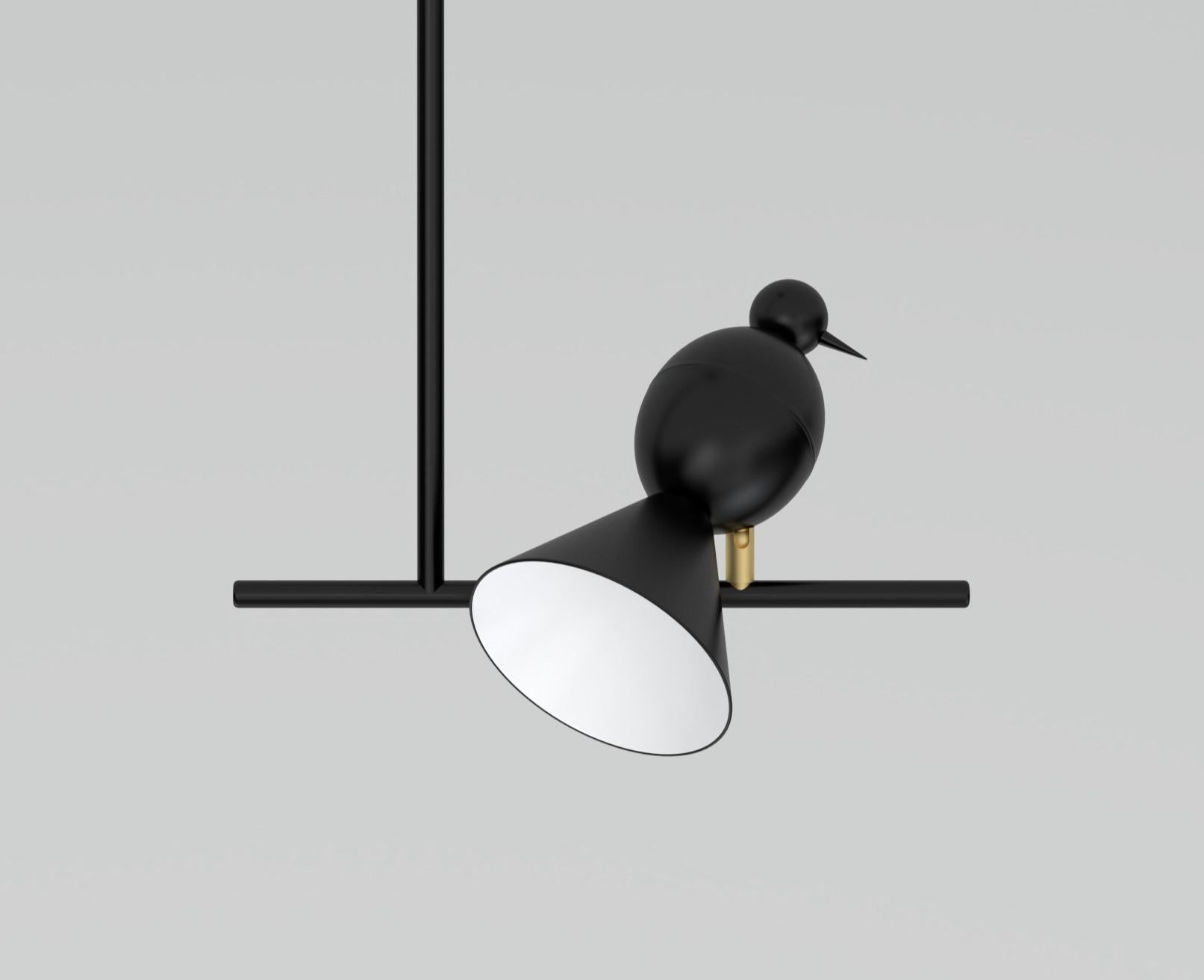 Tedesco Plafoniera Alouette 1 Bird T di Atelier A&T in vendita