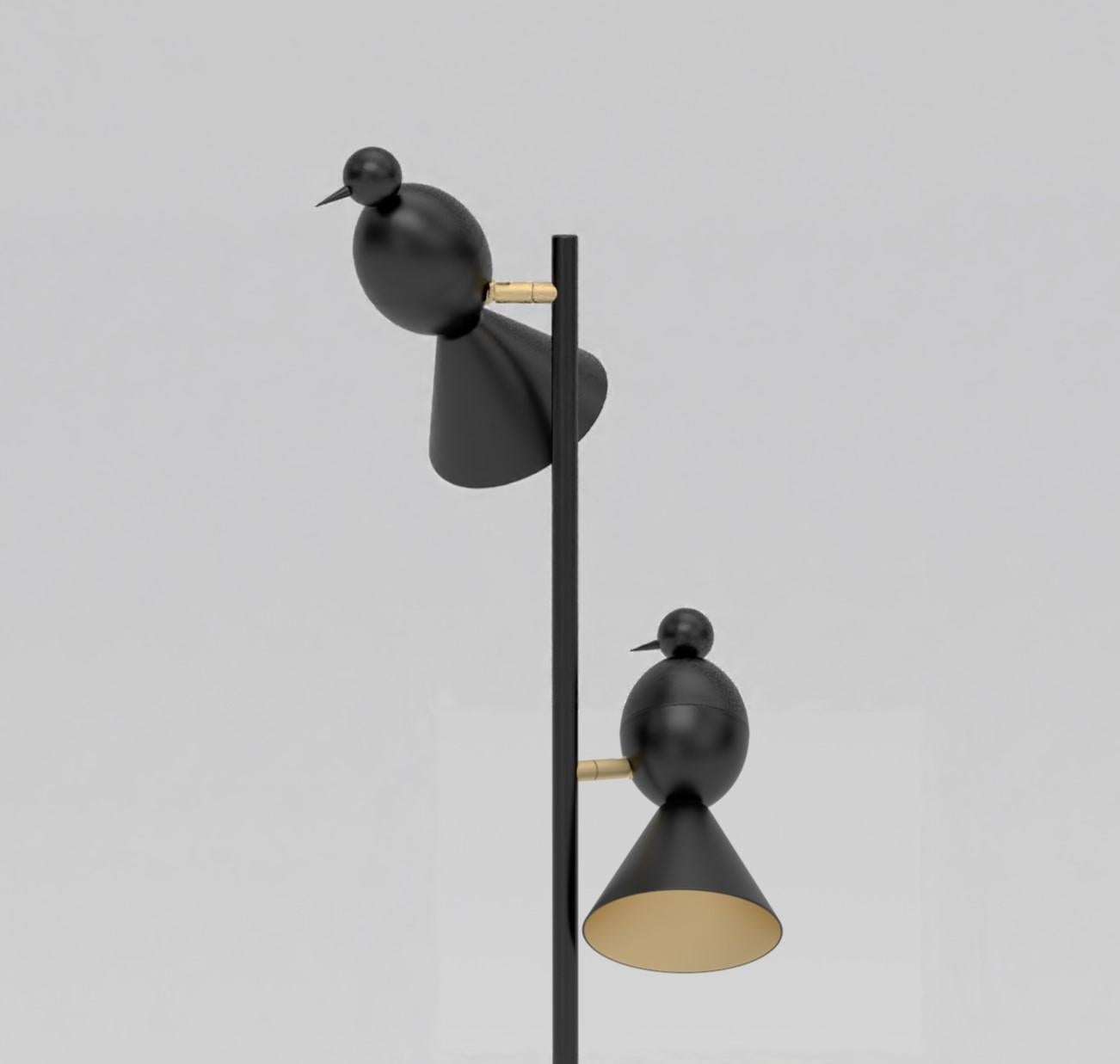 Lámpara de pie Alouette 2 Birds de Atelier Areti Posmoderno en venta