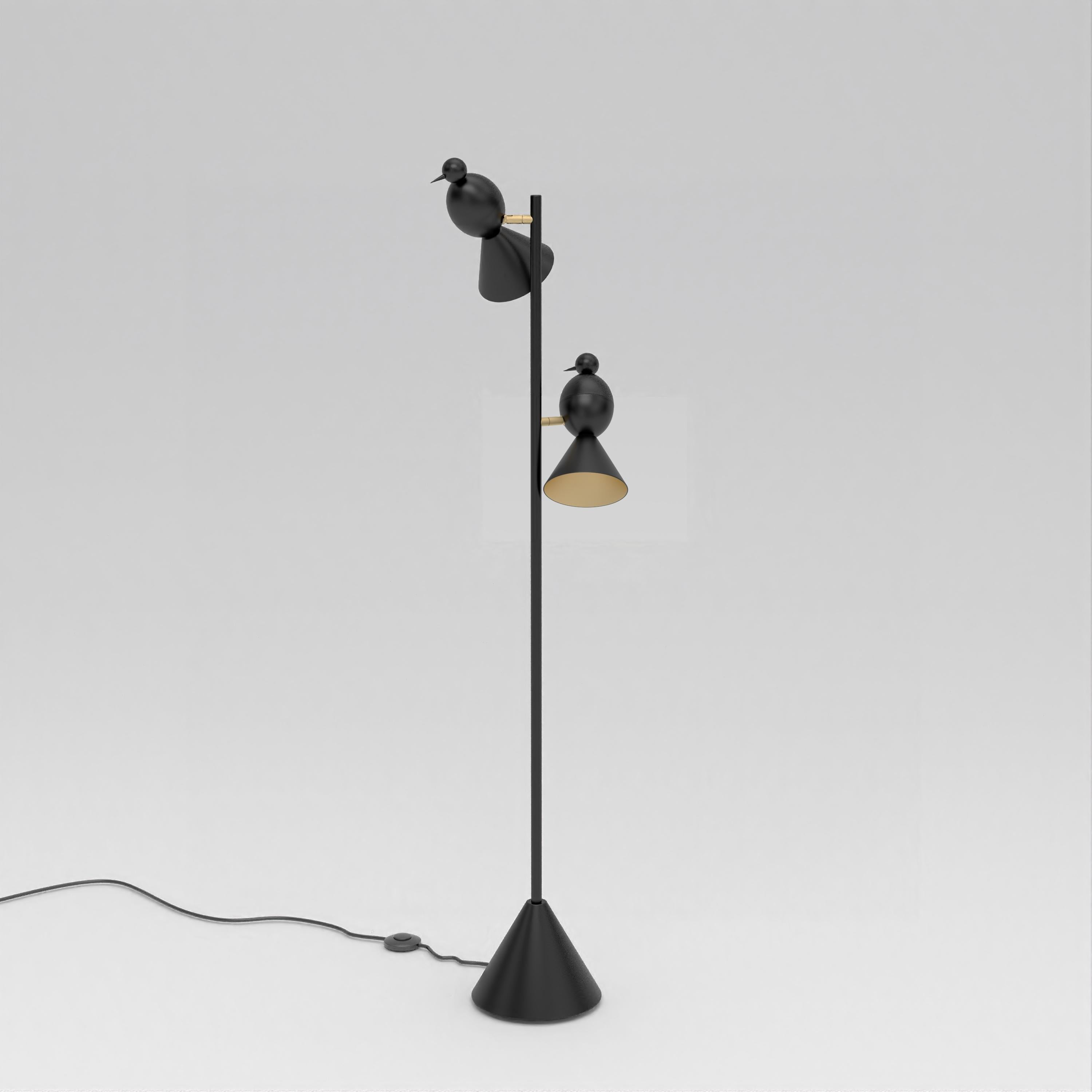 Lámpara de pie Alouette 2 Birds de Atelier Areti Alemán en venta