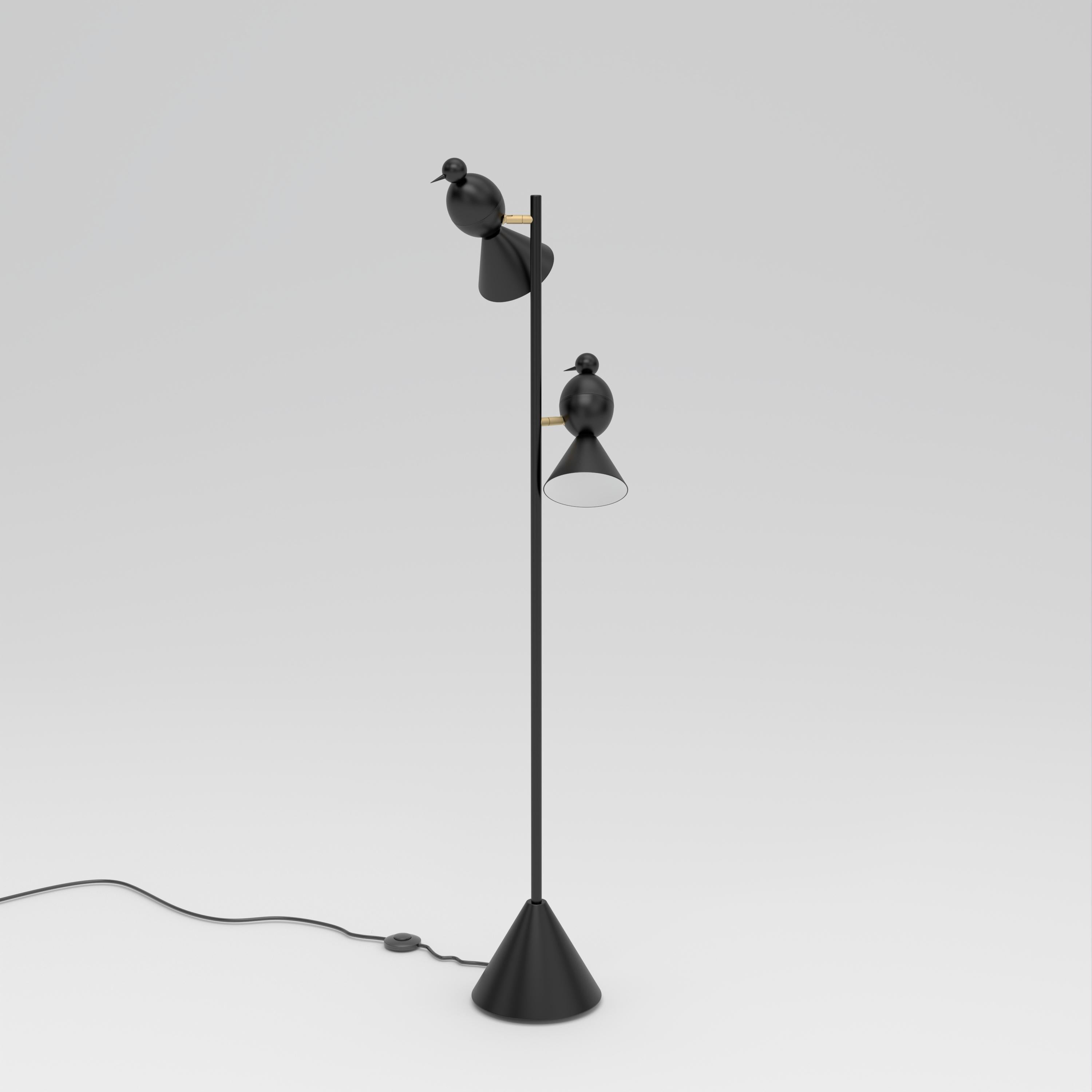 Lámpara de pie Alouette 2 Birds de Atelier Areti Alemán en venta