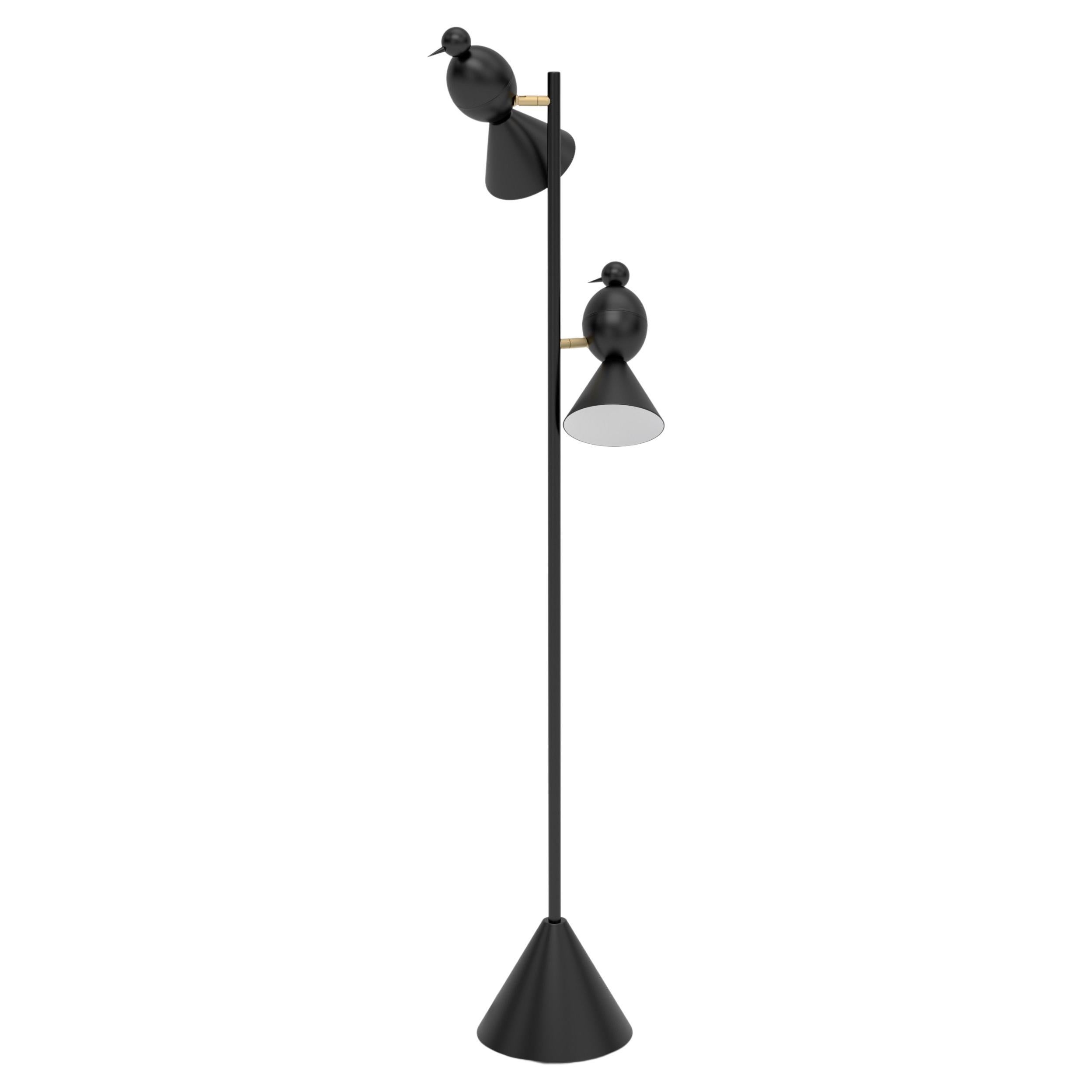 Lámpara de pie Alouette 2 Birds de Atelier Areti