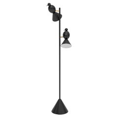 Alouette 2 Birds Floor Light by Atelier Areti