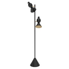 Alouette 2 Birds Floor Light by Atelier Areti